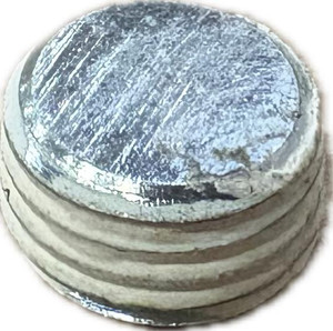 QSOAP - Nickel-Plated Brass Plug with Hex Drive, 1/4" (SSC.419730)