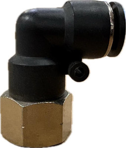 QSOAP Push-To-Connect Elbow, 1/2" Tube OD x 1/2" NPT Female