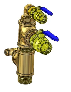 MUDDY DUCK PUMP COMPLETE(BRASS MANIFOLD)