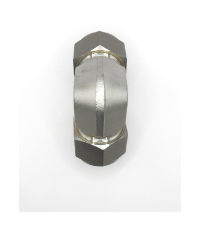 316 Stainless Steel Flare Tube Connector, 1/2" x 1/2" Compression