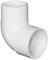 PVC 90° Street Elbow, Schedule 40, 1/2" Spigot x Slip (SPG x S)