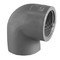PVC Schedule 80 90° Elbow, 1" Slip × Threaded