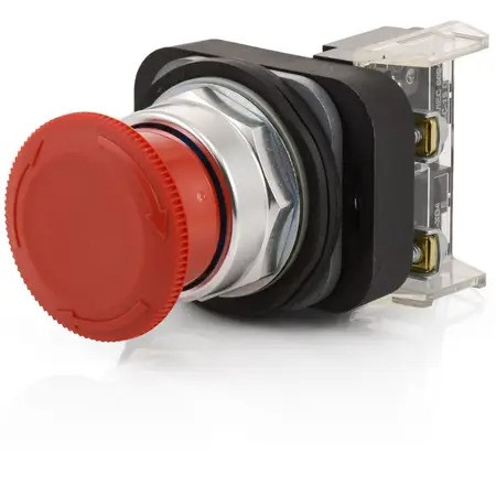2 POSITION E-STOP RED - 3186