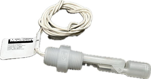 Float Switch, Horizontal, Polypropylene, 1/2" MT, 3 ft Lead, Madison (495.401000)
