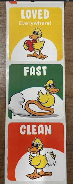 New QQ Sticker Roll (100) Per Roll)