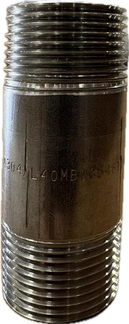 QSOAP - 1" x 3" Close Nipple SS