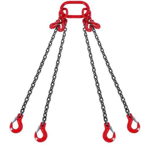 Chain Sling, 1/4in x 5ft Lifting Chains with hooks (HPU)