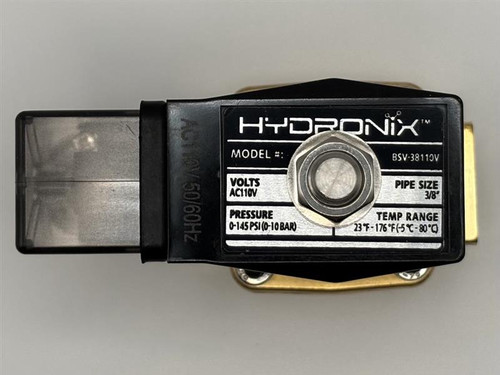 Solenoid Valve, 110V 50/60HZ, 3/8" FNPT NORMALLY CLOSED