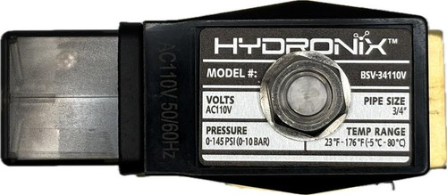 Solenoid Valve, 110V 50/60HZ, 3/4" FNPT NORMALLY CLOSED