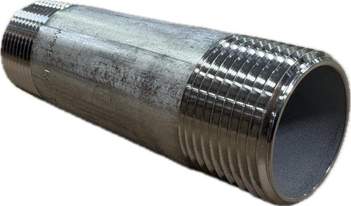 QSOAP Nipple, 1" x 4", MNPT, Stainless Steel (FAS:0464370)