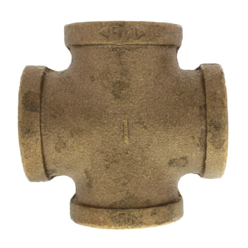 1-1/2" Brass Cross (LF)