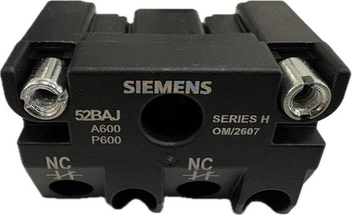 Siemens NC Contact Block (52BAJ)