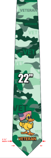 Tie - Veteran 22"