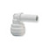 Plug‑In Elbow, 1/2" OD, Polypropylene (PP)