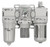 Mini Air Modular Combo FRL, 1/4" FPT, SMC AC20 (Filter/Regulator/Lubricator)