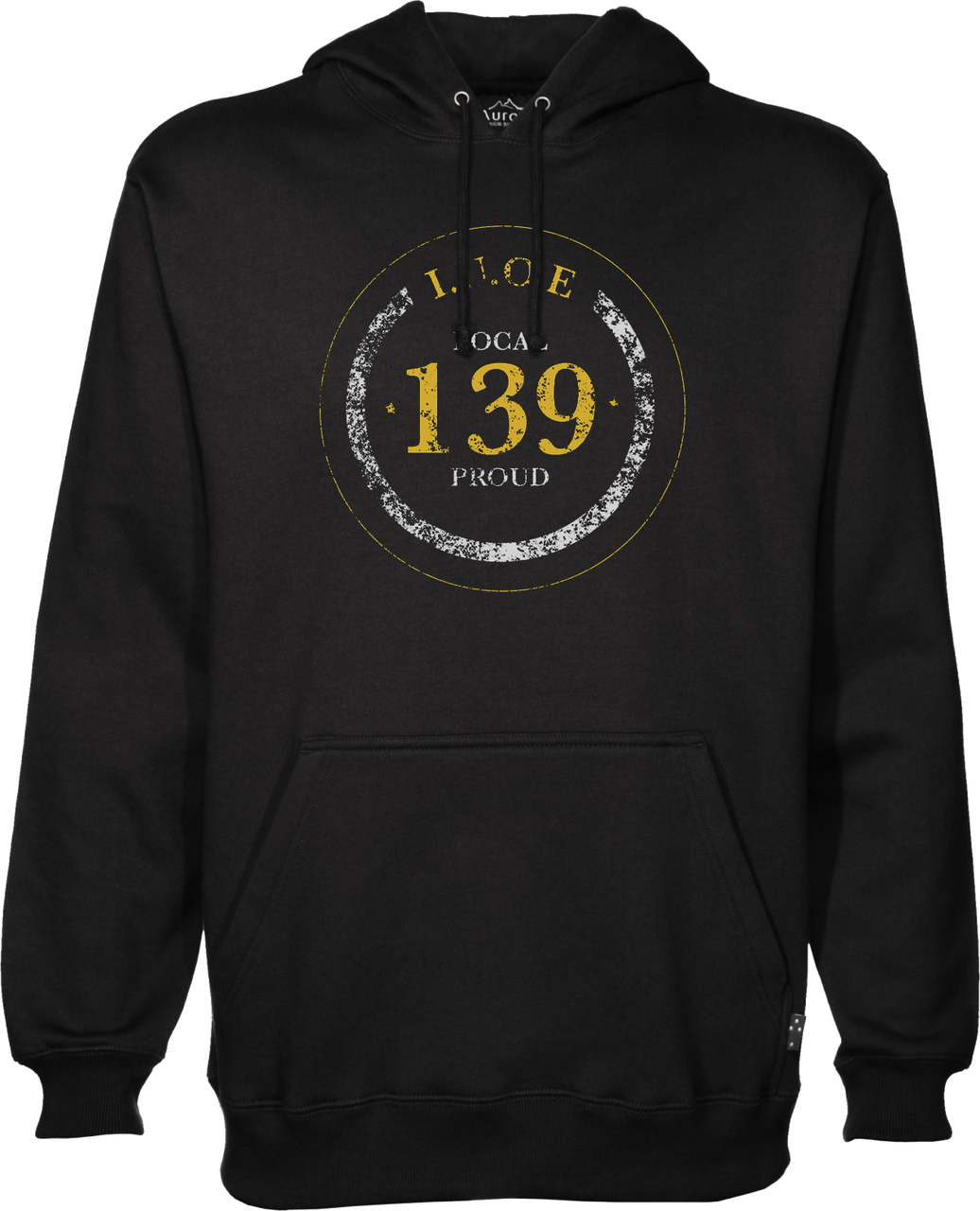 Typographical Hooded Sweatshirt - 139 Engineer Gear
