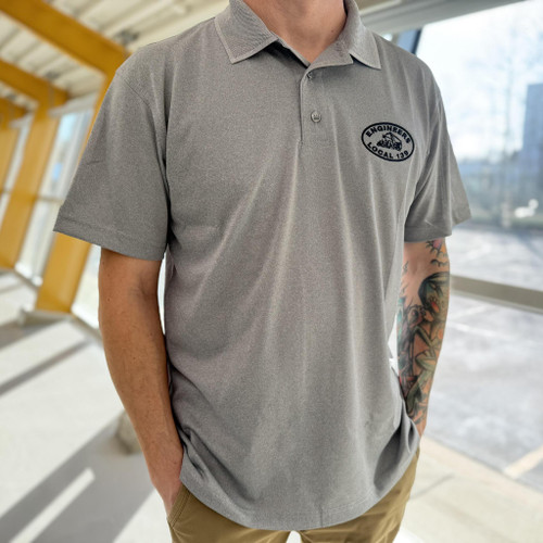 Men’s Aqua-Dry Polo - Heather Grey