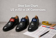 Shoe Size Chart: US vs EU vs UK Conversions