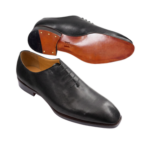 Black custom Viettano oxford dress shoes