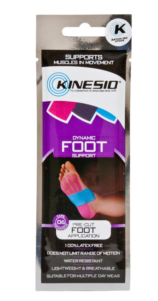 Kinesiology tape store foot