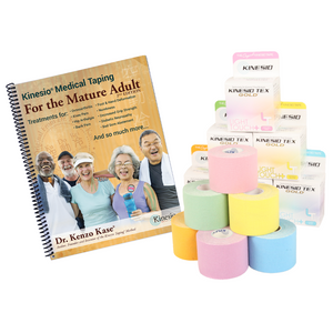 Kinesio Medical Taping for the Mature Adult 2nd Ed. Book + 1 Roll of Light Touch Himawari Yellow Tape Kinesio Medical Taping for the Mature Adult 2nd Ed. Book + 1 Roll of Light Touch Himawari Yellow Tape