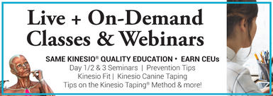 Kinesio Live + On-Demand Classes & Webinars