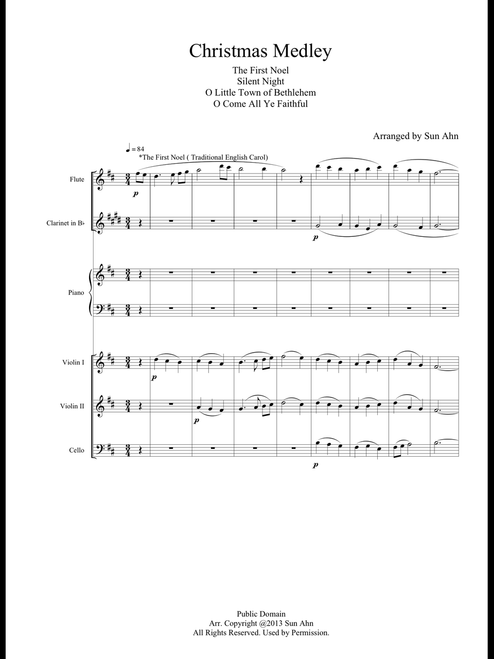 Christmas Medley For Ensembles