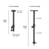 Fotolux L-600D Ceiling or Wall Mount Light Stand - Photo Booth