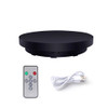 Fotolux TB30-BK 30cm Rechargeable  Electric Auto Rotating 360 Degree Revolving Turntable with Remote Control (Black)