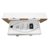 Fotolux TM75-WT 75cm 48W Bi-color LED Half Moon Foldable Tabletop Light  - White (3000K-6000K)