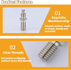 Fotolux LS03 1/4" to 3/8" 2-way Screw for Tripod / Monopod Head