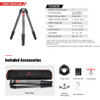 Sunwayfoto T3240CM+XB-44 Master Series Carbon Fiber 4-section Twist Lock Travel Tripod with Low Profile Ball Head Kit (Max Load 25kg)