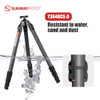 Sunwayfoto T3640CS-D Carbon Fiber 4-section Twist Lock Hunting Tripod for Shooting Rifle  (Max Load 30kg)