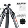 Sunwayfoto T3640CS-D Carbon Fiber 4-section Twist Lock Hunting Tripod for Shooting Rifle  (Max Load 30kg)