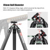 Sunwayfoto T4040CS-D Carbon Fiber 4-section Twist Lock Hunting Tripod for Shooting Rifle (Max Load 40kg) 