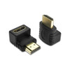  Fotolux HDMI-A-RC Standard Male HDMI (Type A ) to Standard Female HDMI (Type A) 90 Degree Right Angle  Adapter Converter 