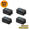 4 x Fotolux BP-360 14.8V 360Wh 24300mAh Extra Large V-Mount V-Lock Battery