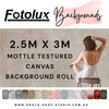 Fotolux 2.5m x 3m Mottle Textured Canvas Background Roll