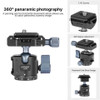 Leaplight LYD3 Mini 21mm Ball Head with Side Cold Shoe Mount 