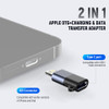  Fotolux USB-C Female to Lightning Male OTG Converter for Charging Data Sync