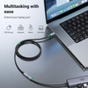 UGREEN 30205 US372 USB-C Male to USB-C Female PD 100W 4K 60Hz 10Gps Fast Charging Extension Cable (1m )  UGREEN 30205 US372 USB-C Male to USB-C Female PD 100W 4K 60Hz 10Gps Fast Charging Extension Cable (1m )