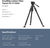 SmallRig 4643 FT-S303 FreeSpeed Carbon Fiber Twist Lock Travel Video Tripod Kit  (Max Load 15kg)