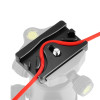 Fotolux 21431 Camera Cable Clamp Quick Release Plate with 1/4" Screw