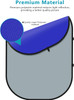  Fotolux 150 x 200cm Grey & Blue Large Collapsible Background Board