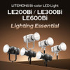 Godox 4x LE200Bi Litemons 220W Bi-color COB AC Power LED Lighting Kit (White Version)