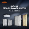Godox 3x F200Bi (60x60cm) KNOWLED 210W Bi-Color Flexible Three LED Light Mat Panel Kit (IP65 Weather-Resistant)