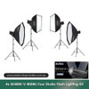 Godox 4x SK400II-V 400Ws Four Studio Flash Lighting Kit 