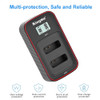  Kingma BM058-NB13L LCD USB Dual Battery Charger for Canon NB-13L 