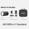 Godox AD100ProII 100Ws TTL Pocket Round Head Flash
