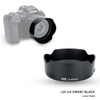  JJC LH-EW65C BLACK Lens Hood for Canon RF 16mm f/2.8 STM Lens (Replaces Canon EW-65C)